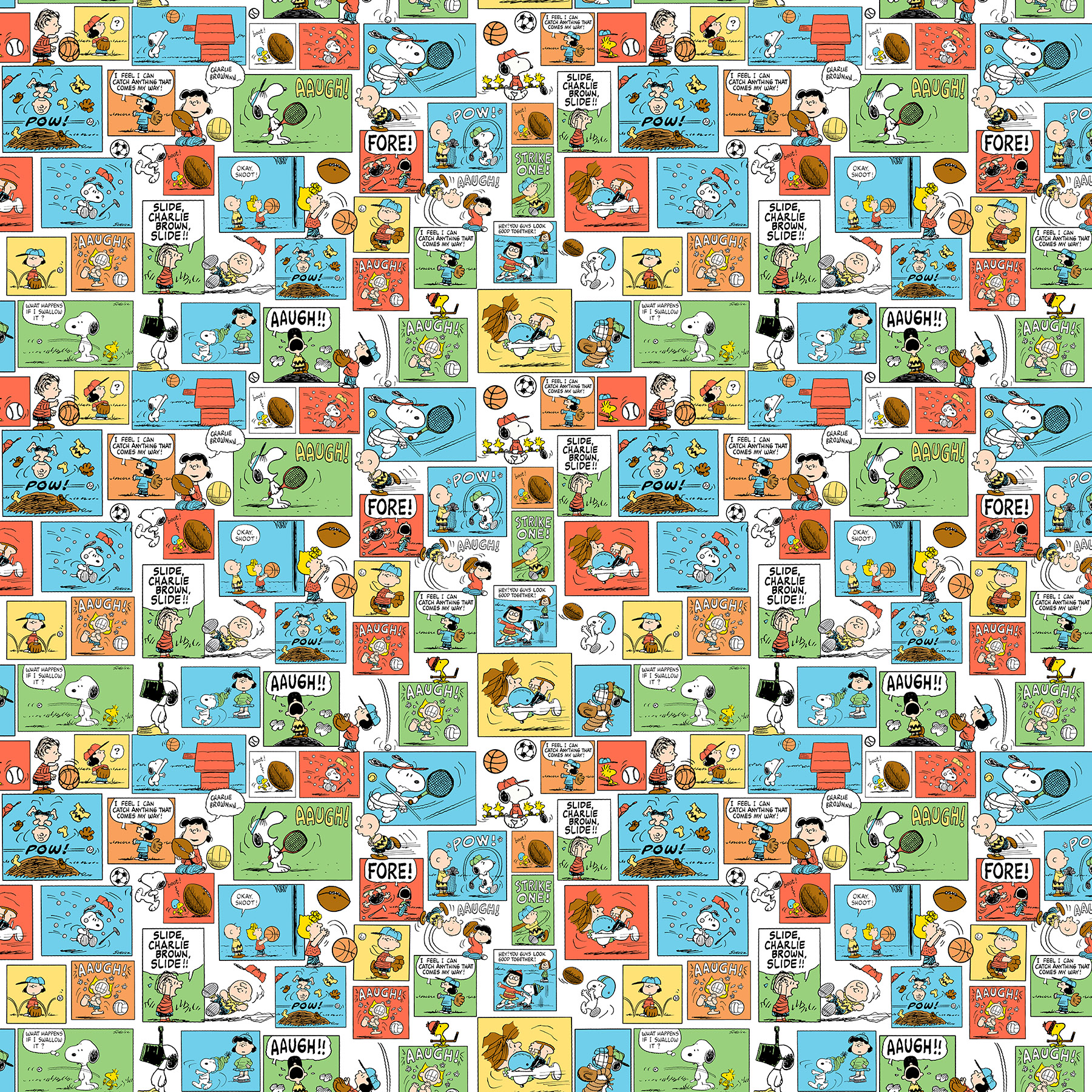 Comics White Multi
